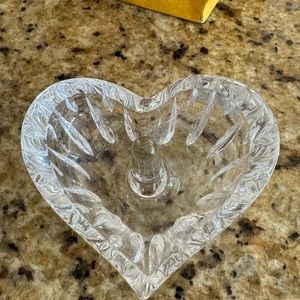 Waterford Crystal Ring Holder Ring Dish
Heart Shape.